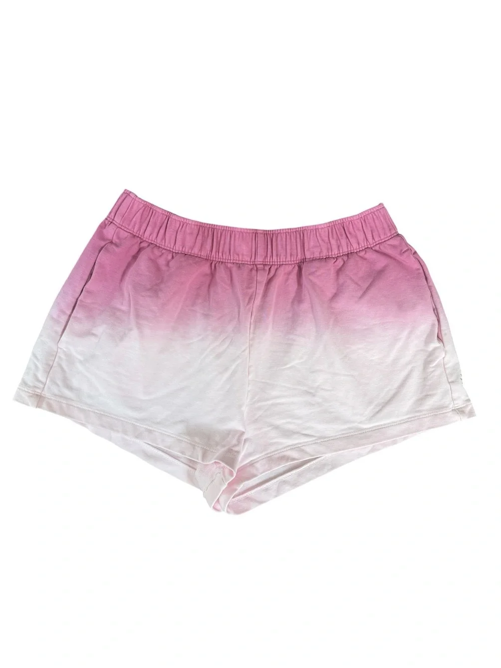 Athleta Girl Pink Ombre All Day Lounge Shorts size 12 Athleisure Athletic